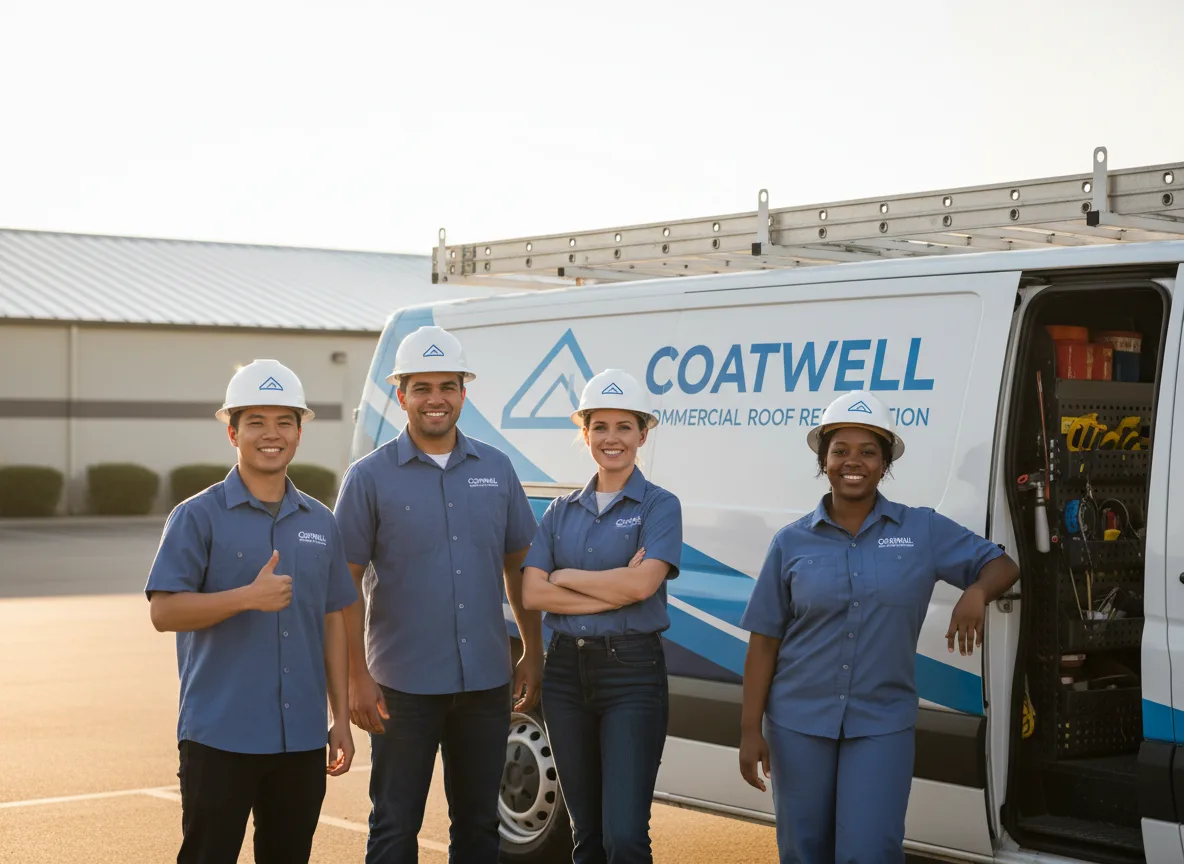 Commercial roof coating company in Goree, TX